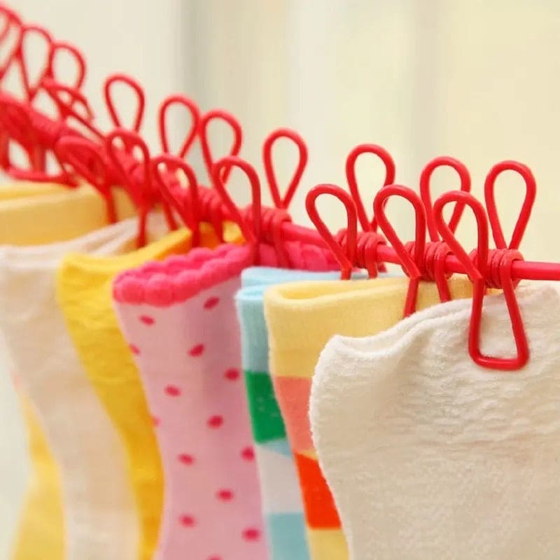 12 Clips Elastic Laundry Rope, Portable Multifunctional Drying Clips, Garden Windproof Clothesline With Clips, Portable Stretchable Line, Traveling Hanger Elastic Rope, Adjustable Laundry Clothesline, Windproof Stretch Drying Rack 12 Clips Elastic Laundry Rope, Portable Multifunctional Drying Clips, Garden Windproof Clothesline With Clips, Portable Stretchable Line, Traveling Hanger Elastic Rope, Adjustable Laundry Clothesline, Windproof Stretch Drying Rack